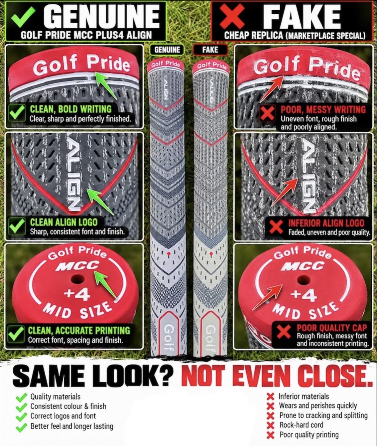 FAKE GRIPS. FAKE BARGAIN